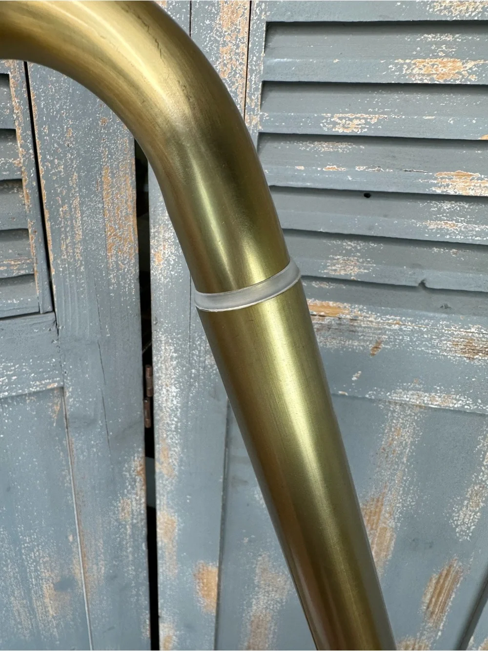 Pottery Barn Hidden Connection Room Darkening Curtain Rod Brass 28